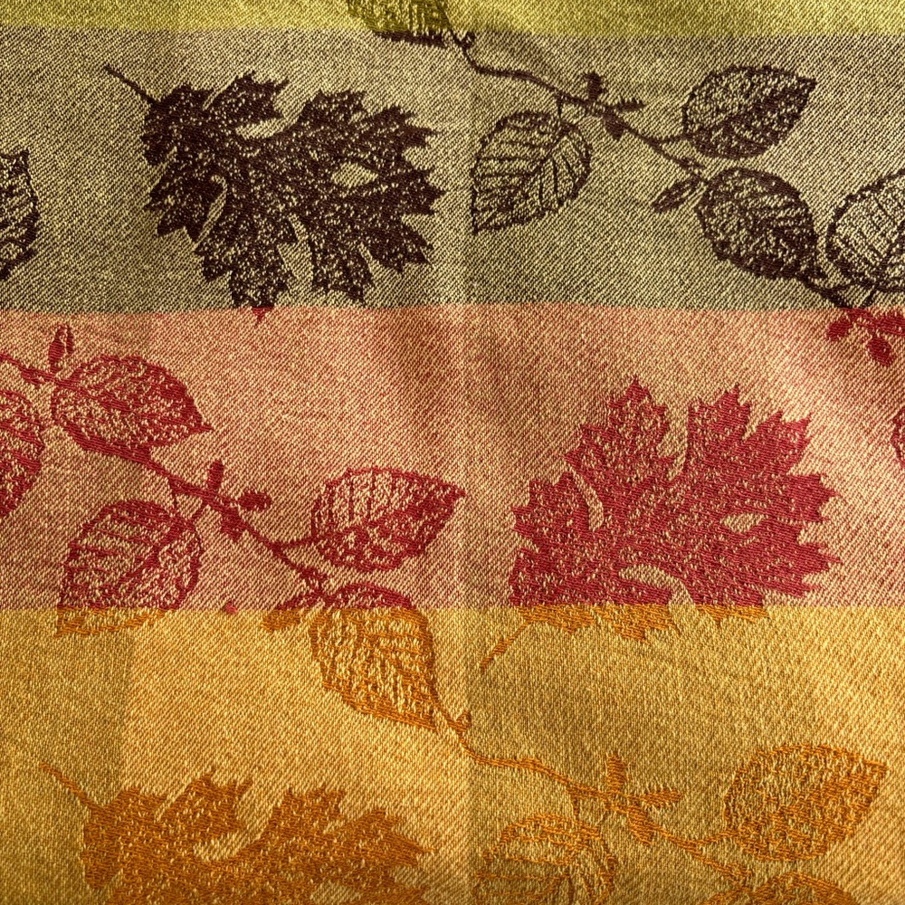 Fall Leaf Tablecloth size 55” X 70”